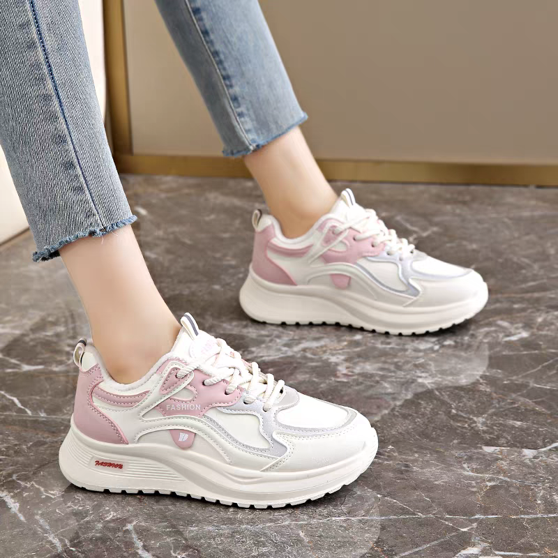 踩屎感运动鞋女春秋新款学生跑步鞋软底防滑老爹鞋休闲百搭潮女鞋,女鞋,时尚休闲鞋,淘宝优惠券,粉丝福利购,淘宝优惠卷