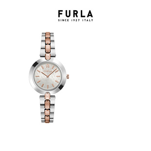 LINKS系列玫瑰金石英女士手表34MM FURLA芙拉LOGO 节日礼物