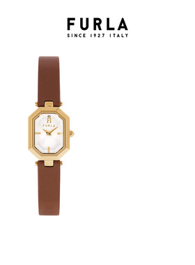 【节日礼物】FURLA芙拉OCTAGONAL系列八角形精钢表壳石英女表