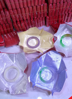 翡翠玉石手镯、珠链项链包装红纸包，内白色、黄色、紫色等可选