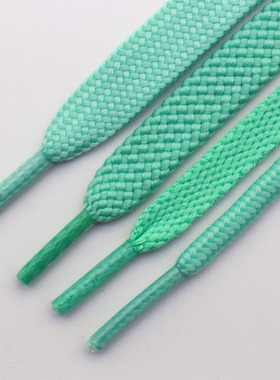 薄荷绿苹果绿鞋带扁椭圆形AJ13帆布板鞋休闲运动篮球鞋男女高低帮