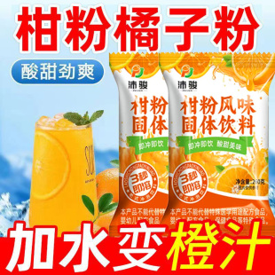 老式 橘子粉柑橘粉冲泡浓味甘柑粉果味夏天饮品桔子粉风味固体饮料