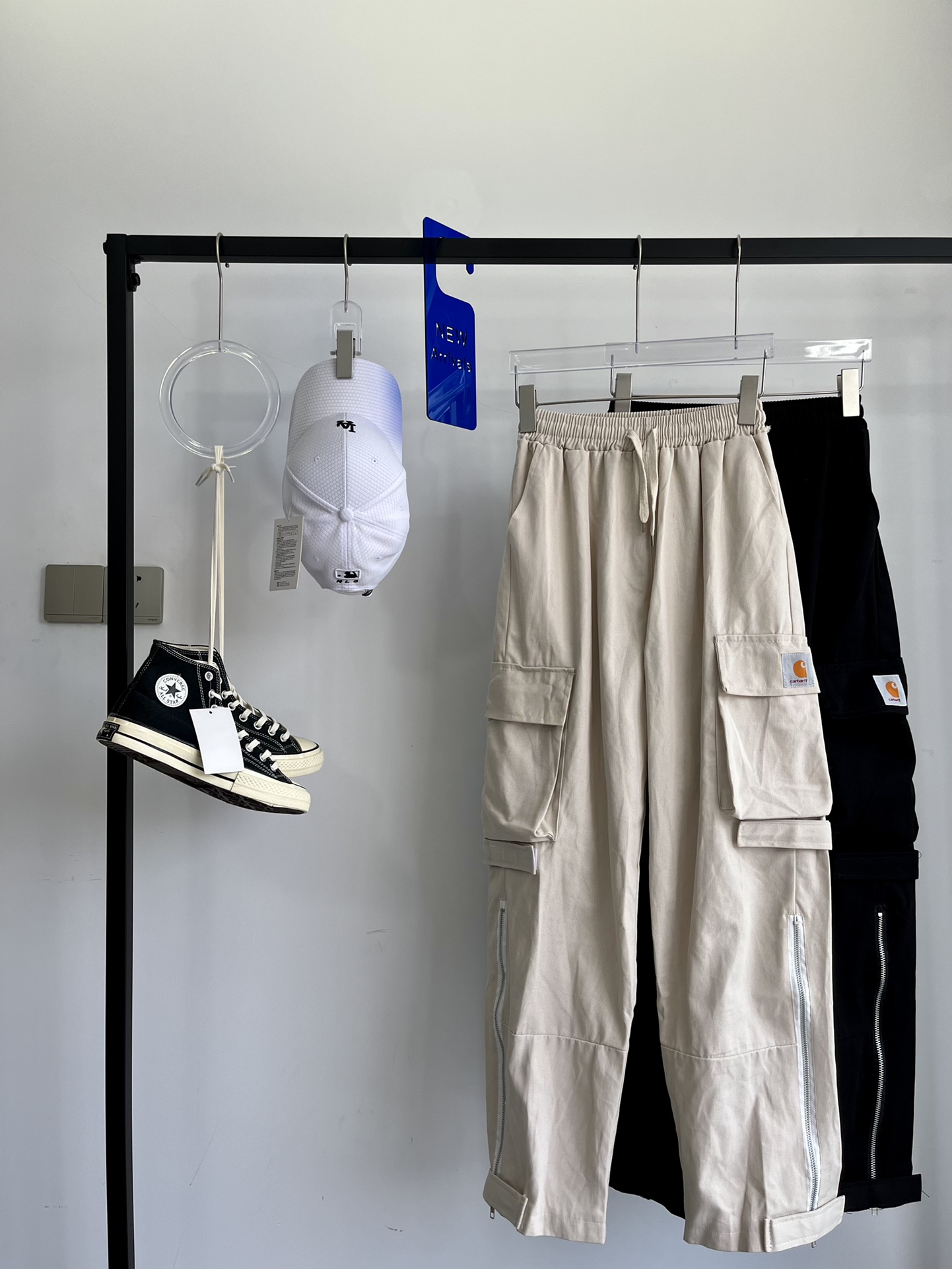 CARHARTT WIP卡哈特工装潮牌休闲裤长裤子直筒裤脚拉链多口袋宽松在类目 男装, 休闲裤中 - 来自Buy2taobao.com提供专业的淘宝代购服务