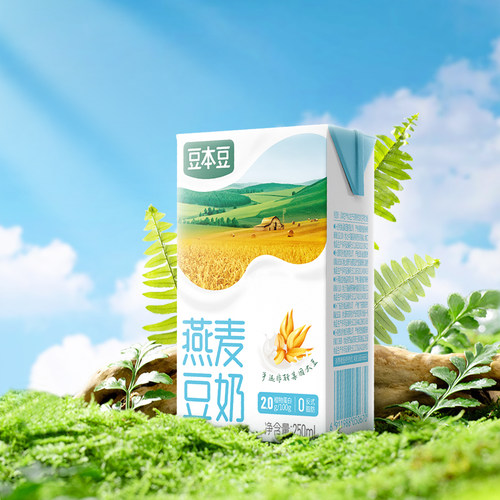新品甄好豆奶燕麦豆本豆