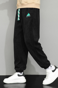2023秋季新款男士灯芯绒休闲裤青少年宽松束脚裤XZ712-5-G90-P45图片