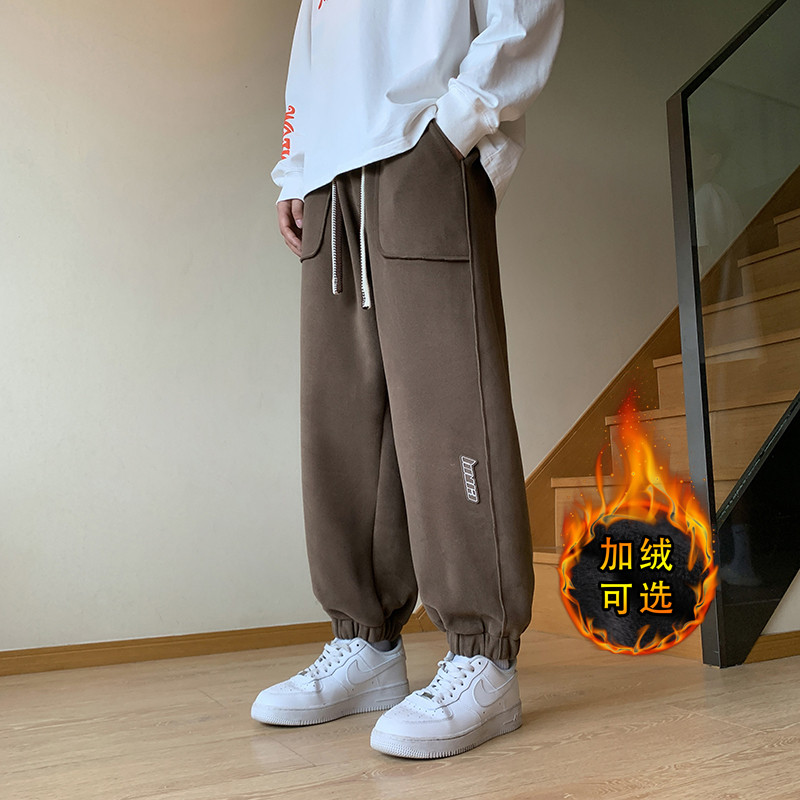 M-8XL加绒大码休闲卫裤加肥加大300斤可穿712--5-K119加绒-P65,男装休闲裤,星座1112-5（原712-5）