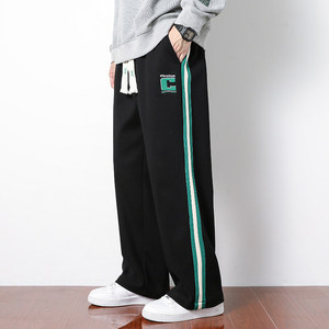 2023秋季新款男士直筒卫裤青少年宽松运动长裤XZ712-5-G61-P35,男装休闲裤,星座1112-5（原712-5）