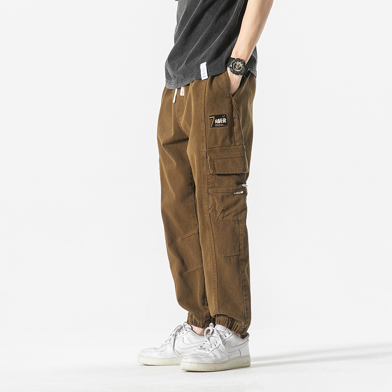 23春季新款大码8XL工装裤男纯棉日系束脚休闲裤XZ712-5-K501-P55，商品下架区商品下架区，星座1112-5（原712-5）