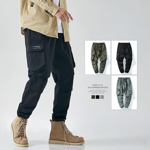 春秋季新款男士大码休闲裤青年运动工装九分裤XZ712-5-2075-P40