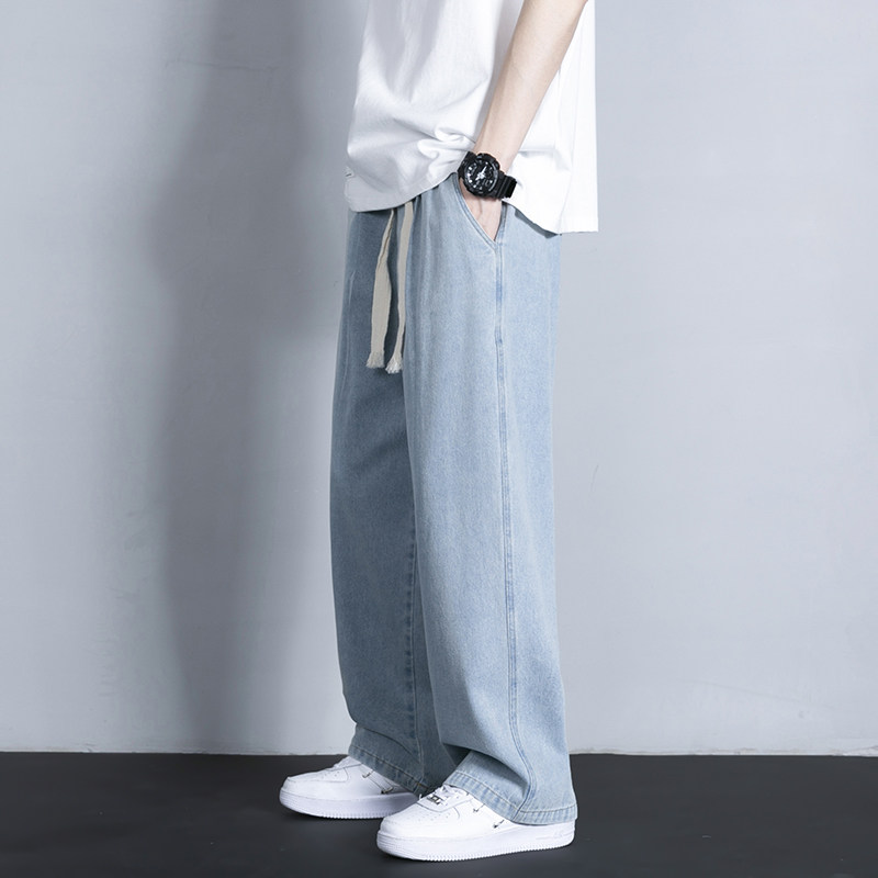 23春季新款牛仔裤男宽松直筒薄款休闲牛仔长裤XZ712-5-870-P40,男装牛仔裤,星座1112-5（原712-5）