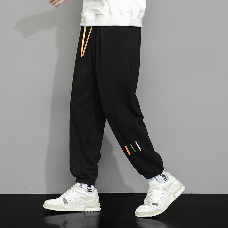 秋季新款男士休闲卫裤青少年宽松束脚运动裤XZ712-5-G63-P43图片