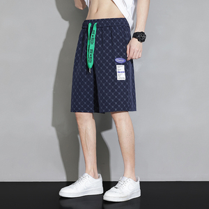 2023年男青年夏季新款大码五分裤加大加肥沙滩裤XZ712-5-K308-P35图片
