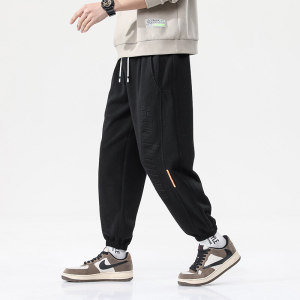 2023春秋新款白底卫裤男宽松运动裤青少年束脚裤XZ712-5-2280-P50图片