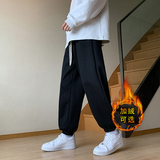 秋冬季男加绒加厚大码休闲卫裤加肥加大300斤712-5-K111加绒-P65，男装休闲裤，星座1112-5（原712-5）