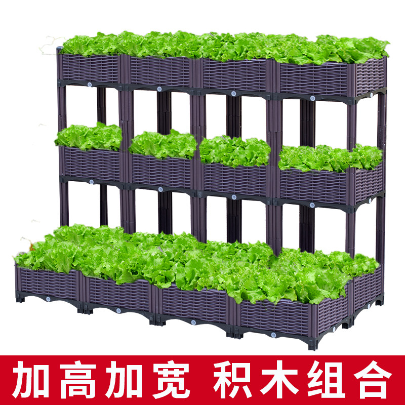种菜专用箱楼顶阳台长方形花盆图片