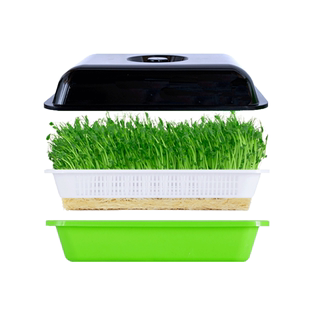 豆芽发芽盆水培蔬菜豌豆芽苗菜种植设备家用无土栽培神器育苗托盘