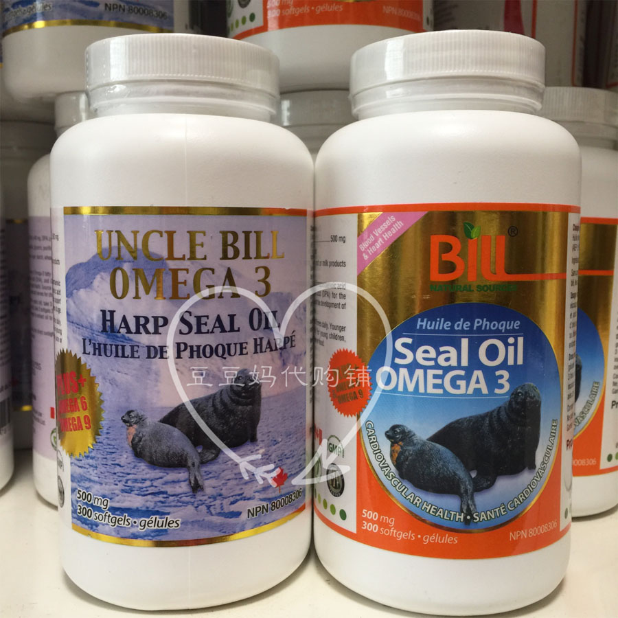 bill海豹油omega-3心脑血管健康