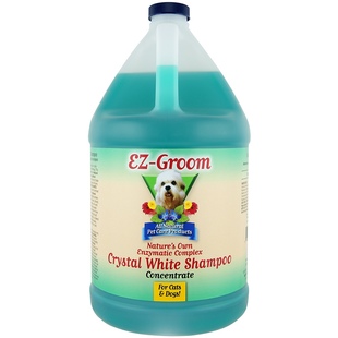 水晶白宠物香波猫狗犬猫美白去渍香波浴液 Groom 美国进口