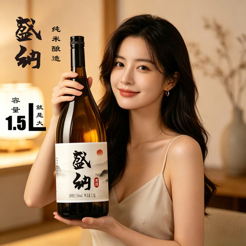 1.5升日式清酒15度日式清酒