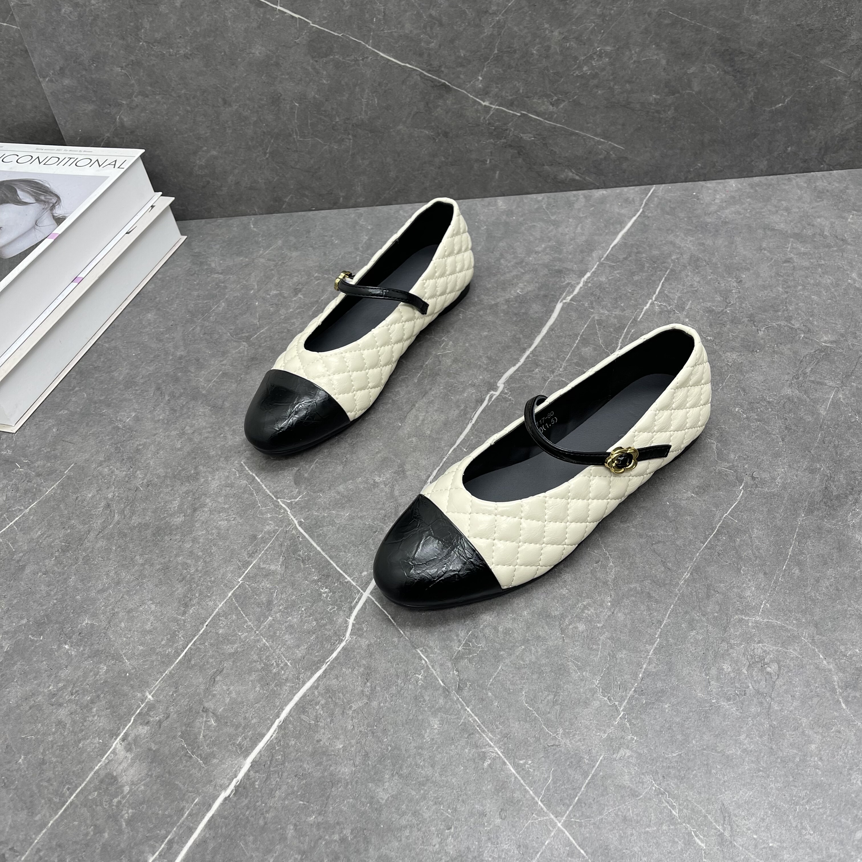 小香风平底玛丽珍鞋女2026春新款软底舒适芭蕾舞浅口一字扣带单鞋,女鞋,时尚芭蕾鞋,淘宝优惠券,粉丝福利购,淘宝优惠卷