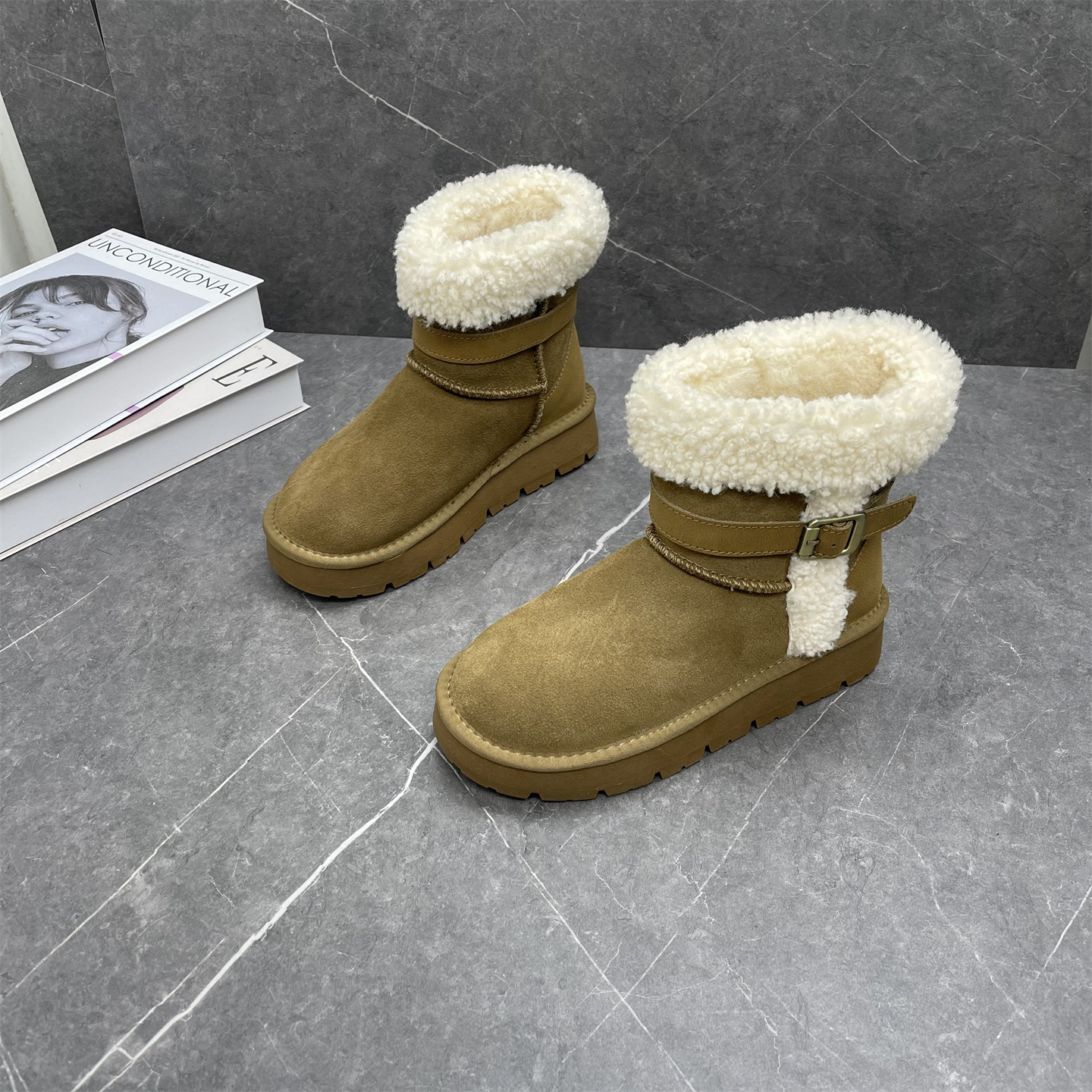 羊毛加厚保暖雪地靴女冬季新款
