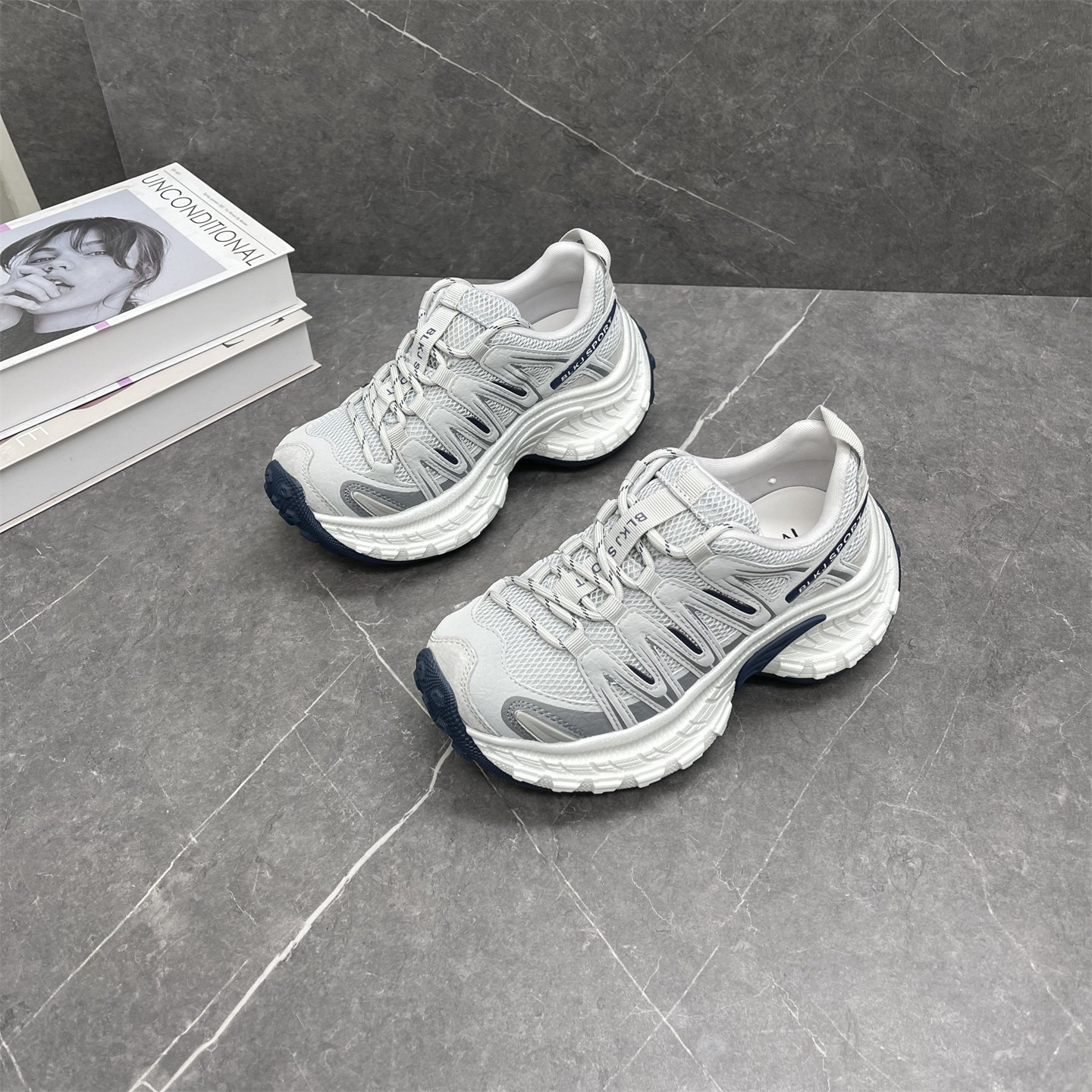 小个子厚底增高老爹鞋女2026春季新款真皮网面透气百搭运动休闲鞋,女鞋,时尚休闲鞋,淘宝优惠券,粉丝福利购,淘宝优惠卷