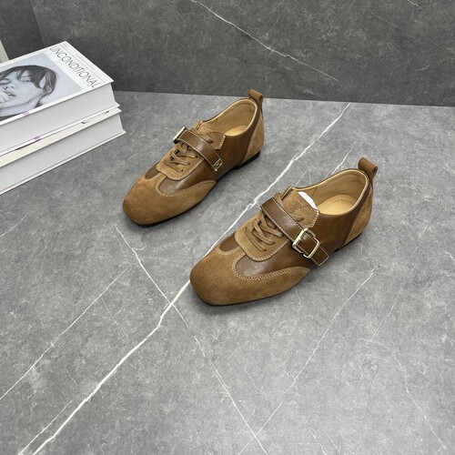 德训鞋2026春真皮皮带扣德训鞋女