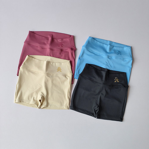 提臀健身短裤运动训练蜜桃三分裤