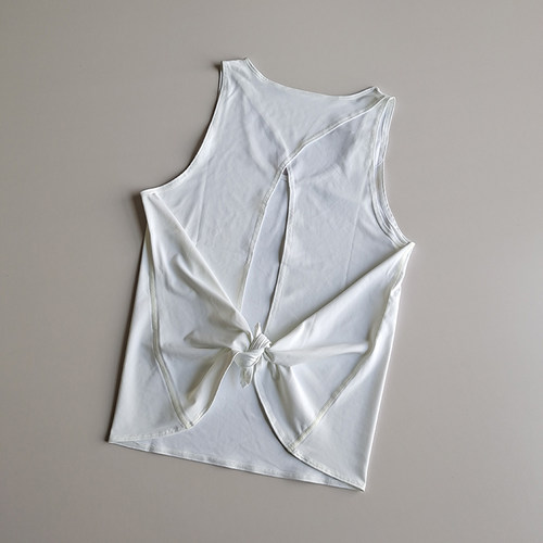 夏季宽松健身衣速干女工字背心