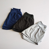 女防走光健身裤 高腰瑜伽裤 速干跑步裤 宽松运动短裤 外穿休闲热裤 夏