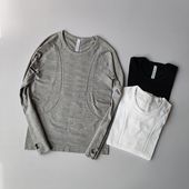 瑜伽服运动上衣女秋冬圆领长袖 无缝显瘦透气跑步普拉提速干健身服