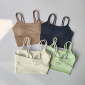 专业吊带一体式 运动内衣女防震聚拢美背心式 文胸跑步普拉提瑜伽服