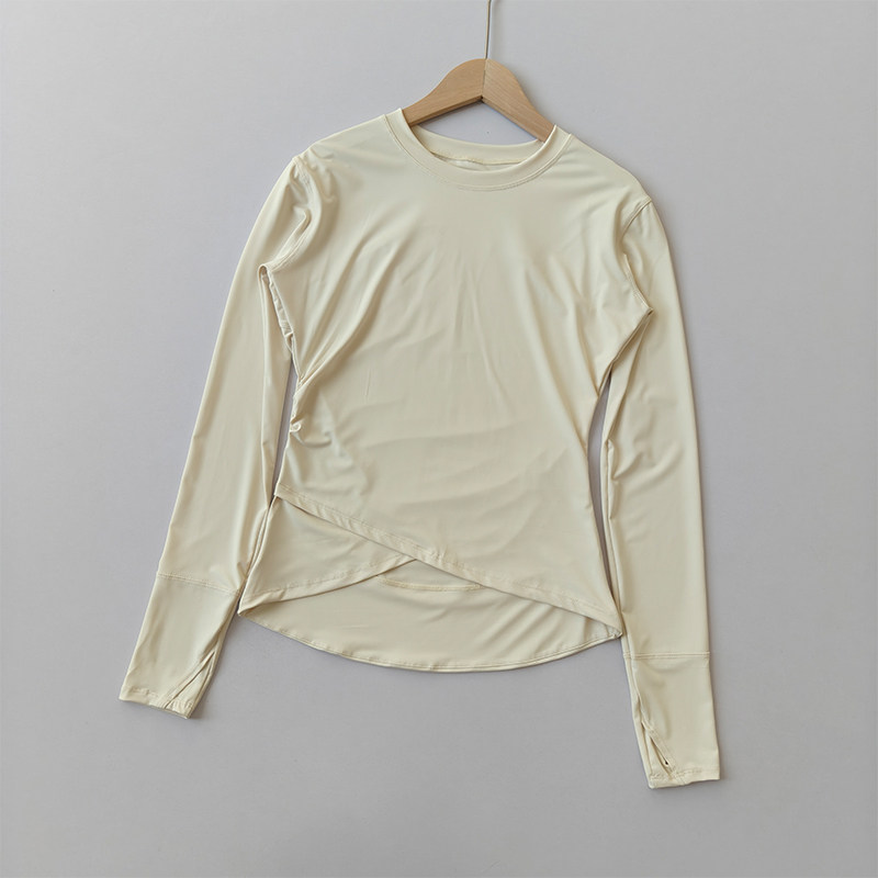 修身显瘦瑜伽服女普拉提健身上衣