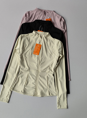 运动外套女秋冬修身专业速干衣跑步显瘦运动长袖普拉提瑜伽服上衣