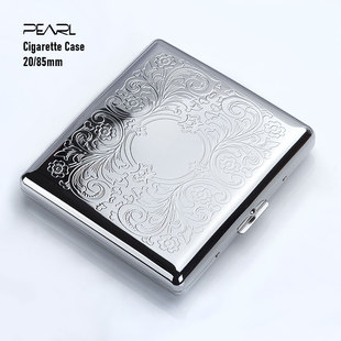 香男士 20支装 礼物 pearl坪田明珠烟盒双层压花85mm 日本tsubota
