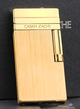 日本凯兰帝CARAN d'ACHE原装打火机CD40系列气体明火收藏送礼