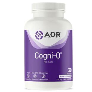 美国直邮 AOR Cogni-Q  认知记忆和大脑支持 30粒胶囊