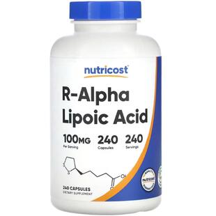预美Nutricost, R--硫辛酸R-Alpha Lipoic Acid100 毫克胶囊