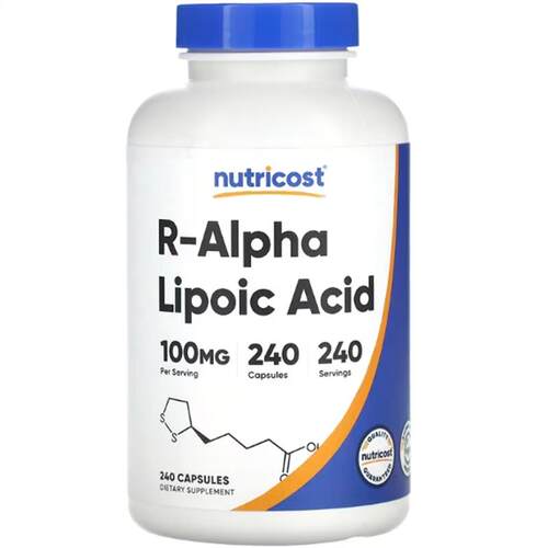 预美Nutricost, R--硫辛酸R-Alpha Lipoic Acid100 毫克胶囊