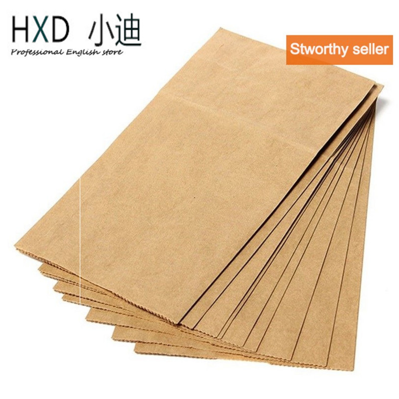30pcs/lot brown kraft paper bags recyclable gift jewelry foo