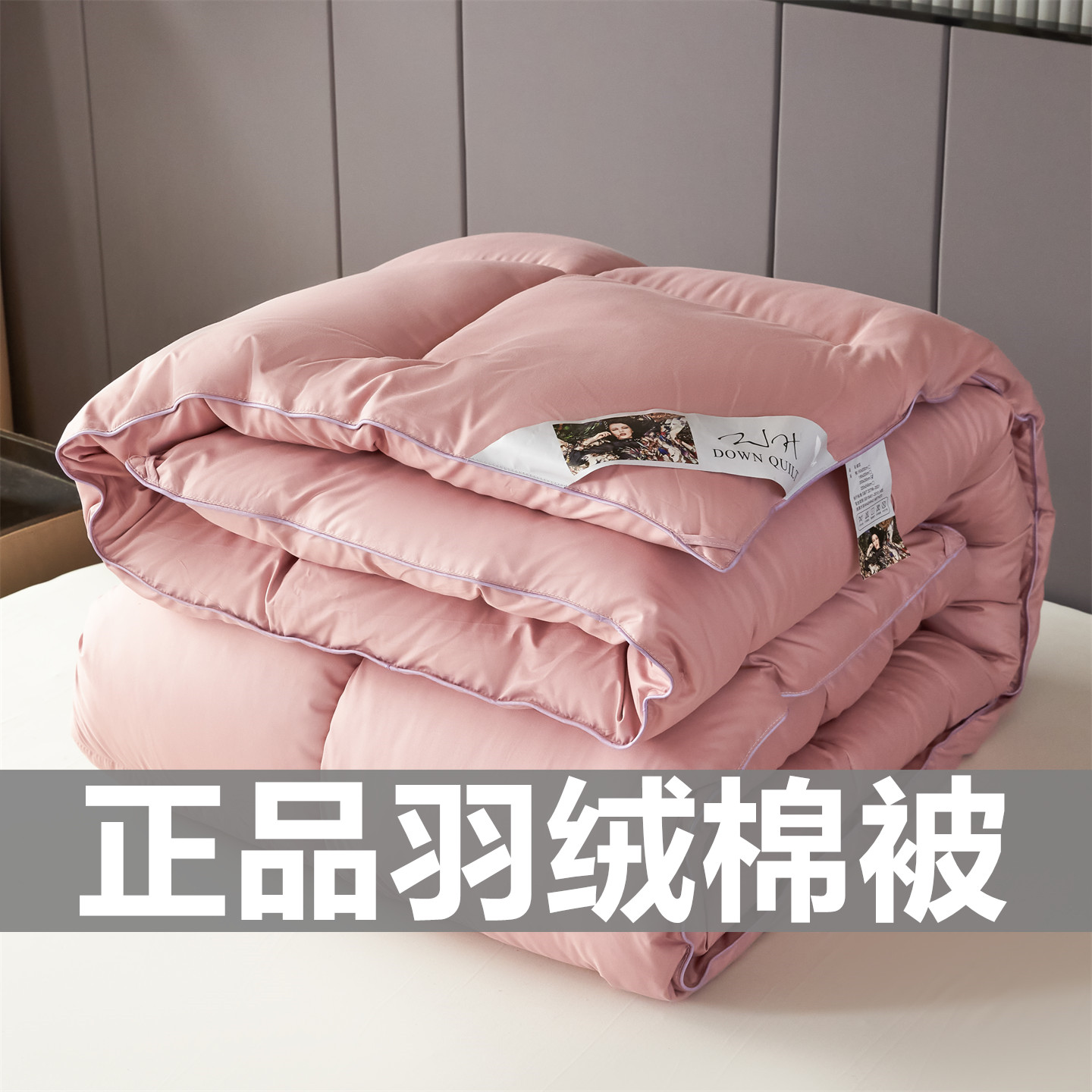 正品羽丝绒棉被子冬被加厚保暖白羽绒/羽毛被
