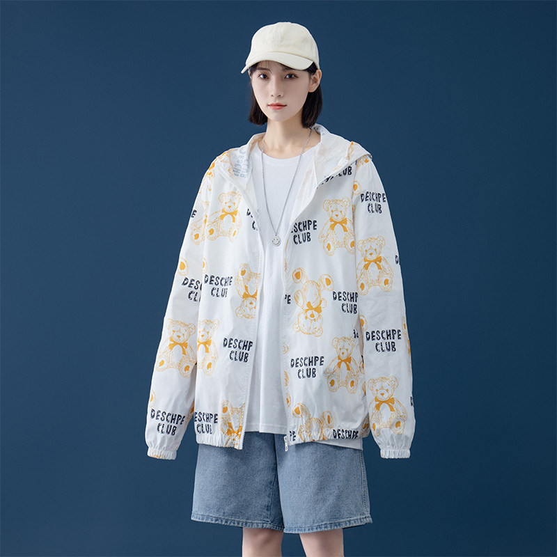 2023新款防晒衣男潮宽松夏季夹克连帽防晒服皮肤衣外套2FS2601P25,男装夹克,电商A097