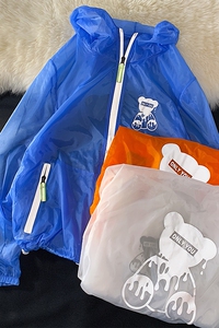 2023夏季新款防晒衣男印花外套轻薄反光夹克皮肤衣沙滩JK2560P35图片
