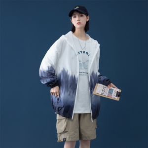 2023新款夏季防晒衣男潮宽松夹克连帽防晒服皮肤衣外套3FS2602P25图片