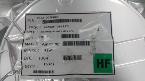 ESD静电保护二极管AZ2025-04R.R7G SOT23-3L 全新原装现货供应