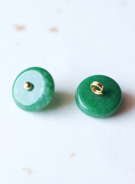 旗袍汉服玉石玛瑙纽扣定制盘扣头中式礼服唐装真丝香云纱衬衫扣子