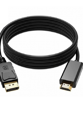 1080P 4K*2K Displayport转接线 大DP转HDMI高清转HDTV接线1.8米