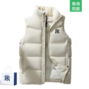 奥特莱斯羽绒马甲男士秋冬季新款大码外传情侣坎肩加厚保暖马夹