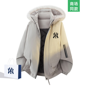 街头简约大码 美式 情侣上衣 加棉户外防寒外套男女新款 奥特莱斯冬季