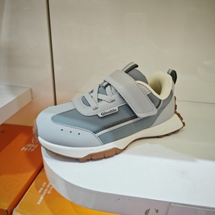 (中童)基诺浦机能鞋2025春款儿童运动鞋男女加绒鞋子保暖童鞋